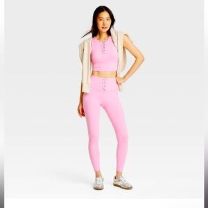 [JOYLAB] LACE UP LEGGINGS